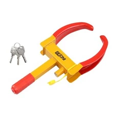  Universal Wheel Lock, Heavy Duty Trailer Wheel Lock, Anti Theft Tire Lock for 