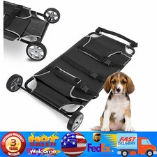 50"*26" Animal Stretcher with 2 Wheels Pet Dog Veterinary Expandable 250lbs Max