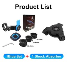 Quad Lock Anti Vibration Handlebar Mount Motorcycle Bicycle Phone Holder Kit