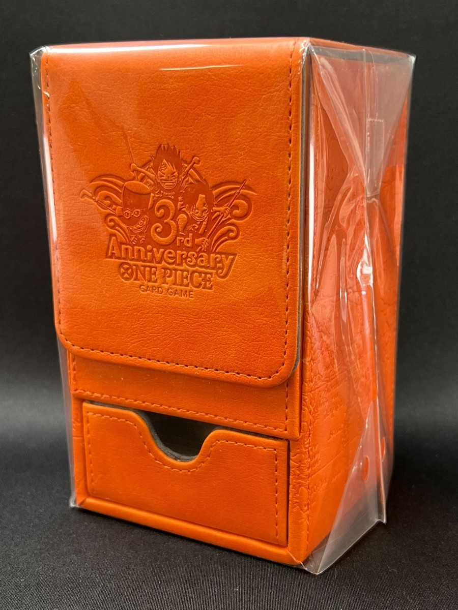 Sealed] 3rd ANNIVERSARY SET One Piece Japanese Leather Deck Box +