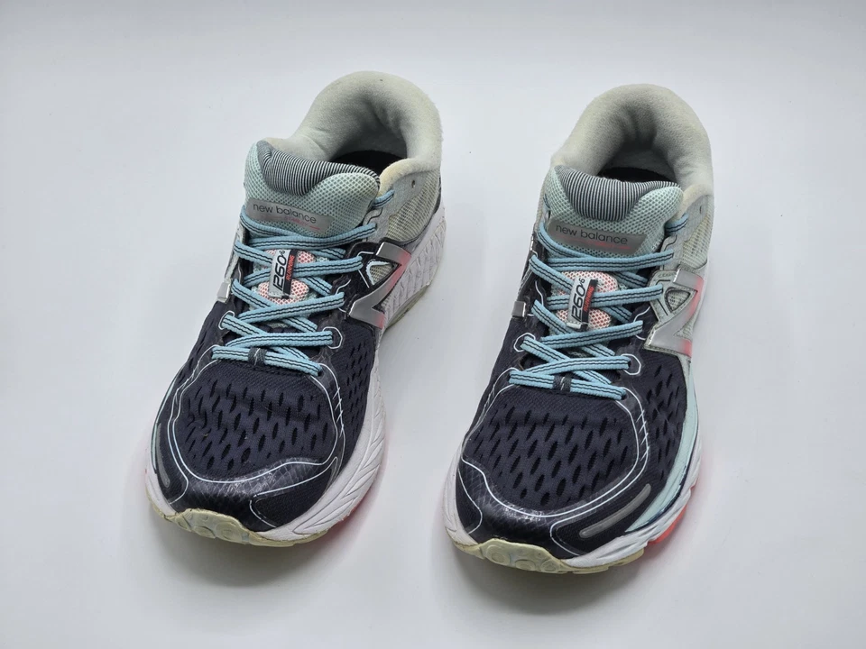 New Balance Asym Counter 1260v6 Mujer Talla 8.5 Zapatos Azul Gris N2 Foto 3 de 4