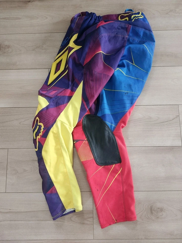 FOX Racing Motocross 180 Performance Racewear Pants Rainbow Size 32 Dirt bike - Image 3 of 4