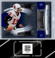 2009 Playoff Prestige #43 Nate Davis Prestigious Picks Blue #/1000