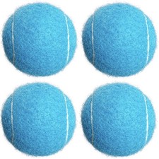 HPWFHPLF Tennis Balls, 4 Pack Advanced Training  Practice Balls Blue