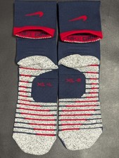 Nike Grip Vapor Crew Socks Navy Blue Red Size XL Men's 12-15 PSX605-421 Sports