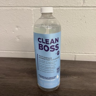 CLEAN BOSS Joy Multi-surface Disinfectant Cleaner 24 oz Fresh Thyme Scent Sealed