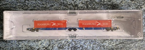 Fleischmann 825301 Containertragwagen "HAMBURG SÜD" Spur N | Zustand: Neu