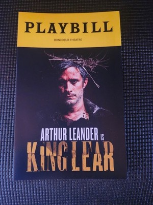 Station Eleven King Lear Prop Playbill