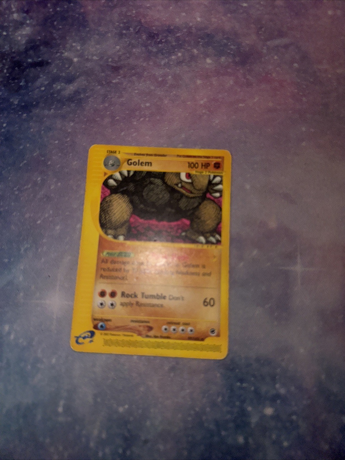 Golem - 49/165 - Pokemon Card TCG - Expedition - Rare - Regular - 2002 - NM