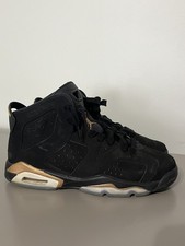 Air Jordan 6 Retro kids side 6.5y Black And Gold