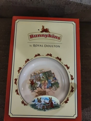 3 Piece Royal Doulton Bunnykins Childrens Plate Cereal Bowl   Mug Set 2002