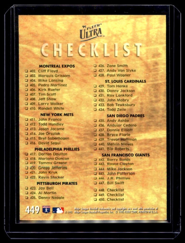 1995 Checklist #449