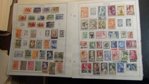 Stampsweis Greece collection on various page est 870 or so stamps - Picture 18 of 24