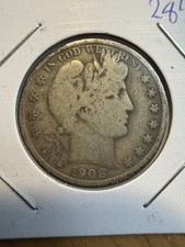 1908 D Barber Half Dollar - As Shown! (#2847)