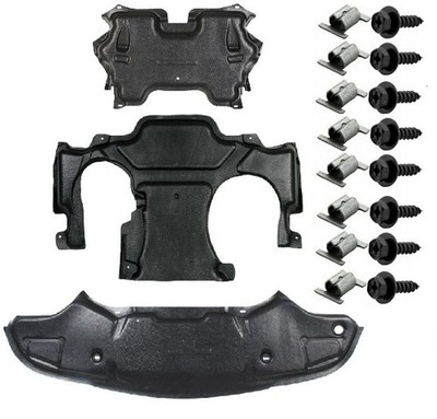 UNTERFAHRSCHUTZ MOTORSCHUTZ + EINBAUSATZ CLIPS MERCEDES E W211 03.02-06