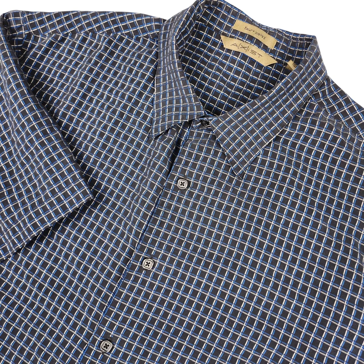axist dress shirts Amazon.com: Axist Men's Short Sleeve Small Check Woven Shirt, Gargoyle,  Medium : Clothing, Shoes & Jewelry