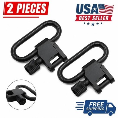 2PCS 1 /1.25'' Heavy Duty Quick Detach Swivel QD Rifle Sling Swivels US