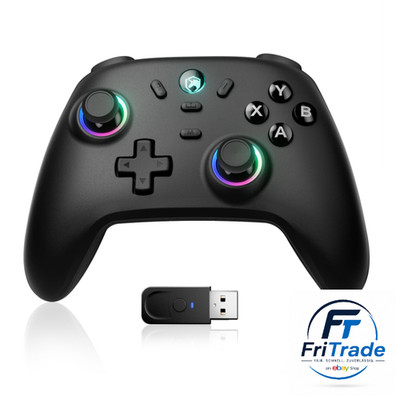 ECHTPower PC Wireless Controller 1000Hz Polling Rate RGB Hall Joystick Turbo