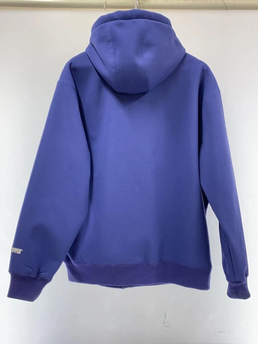 Felpa con cappuccio Supreme Sparse Applique L poliestere BLU