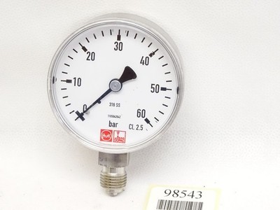 Huk Dopag 316SS 1105042642 Manometer 0...60bar 