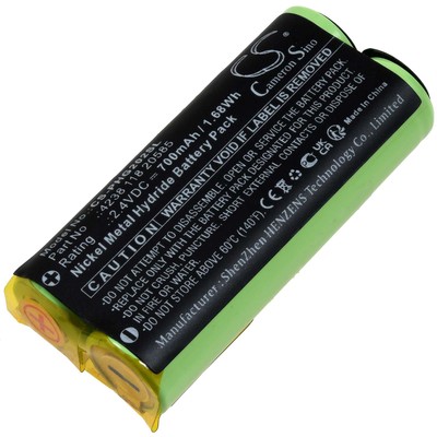 Akku für Philips XA2029 2,4V 700mAh/1,7Wh NiMH Grün