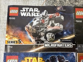 LEGO Star Wars Instructions Manual Lot 75193 75032 9488 9674 75075 75076 75034
