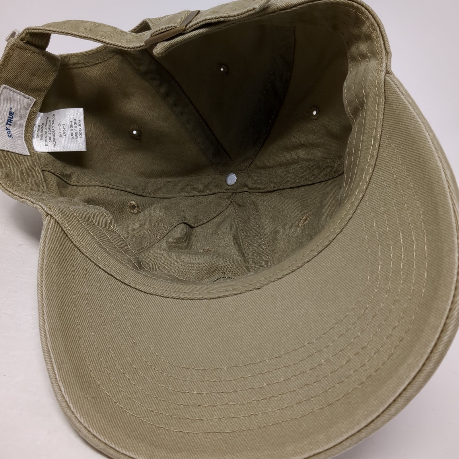 Be Kind Heart Patch Slideback Hat Beige One Size … - image 7