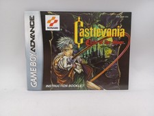 Instruction Manual Only Castlevania: Circle of the Moon Game Boy Advance