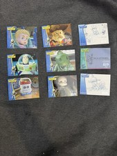 Disney Pixar Treasures Upper Deck Toy Story Trading Cards Lot 9 Rare Concept Art