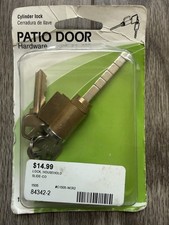 Slide-Co 1505 Sliding Patio Door Cylinder Lock Keyed Lock Replacement C1505