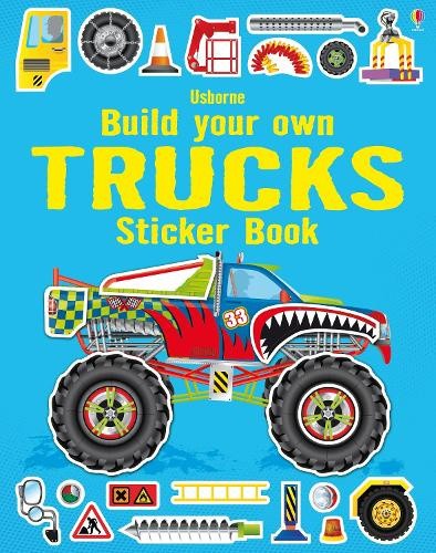 Build Your Own Trucks Sticker Book (Build Your Own Sticker Book) [Paperback]