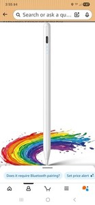Stylus Pen for iPad 2018-2026, Magnetic Adsorption, Tilt Sensitivity, Pixel...