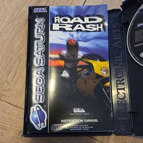 Road Rash &ndash; Sega Saturn (PAL) &ndash; Boxed + Manual &ndash; EA Big Box &ndash; Complete