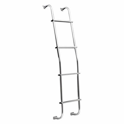 Surco 103H Aluminum 4-Step Van Ladder, Hook-Over Rear Door Mount, Fits Chevy ...