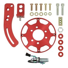 Msd  Crank Trigger Wheel Kit - Flying Magnet - Bbc - 7 In. - Red 8624