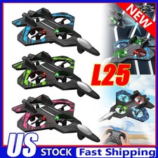 Skyriders Rc Jet, Rc Stunt Fighter Jet Toy for Kids with 360  Flips LED Light KU