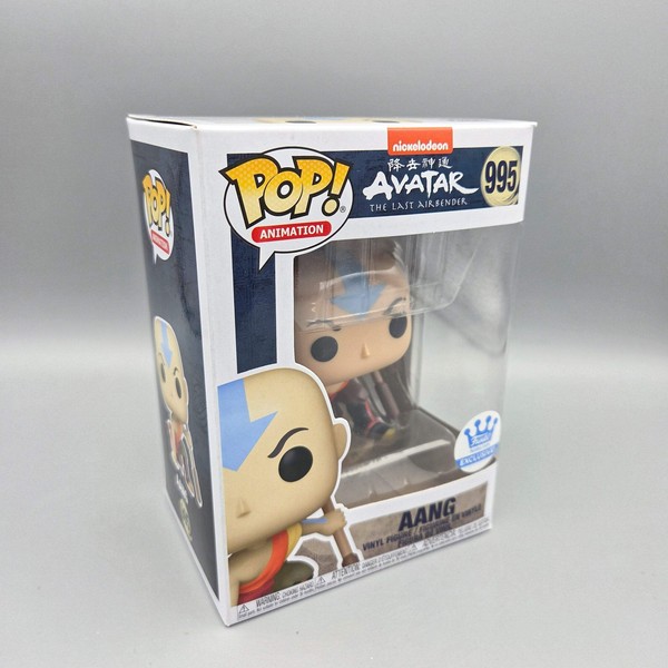 Funko Pop! Avatar: The Last Airbender #995 Aang Exclusive Animation Vinylfigur-image
