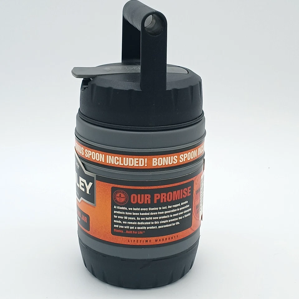 Tarro de comida Stanley Heatkeeper 10 onzas termo frío caliente microondas seguro gris NUEVO Foto 4 de 4