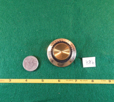 Vintage Black and Gold Pre-Amp? Control Knob-Boost,Flat, Roll-Off D Slot