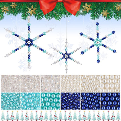 1104 Stück Christmas Snowflake Wire Forms Xmas Metall Schneeflocke DIY Craft