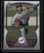 2023 Bowman Draft #BDC-63 Wyatt Crowell Chrome Refractor