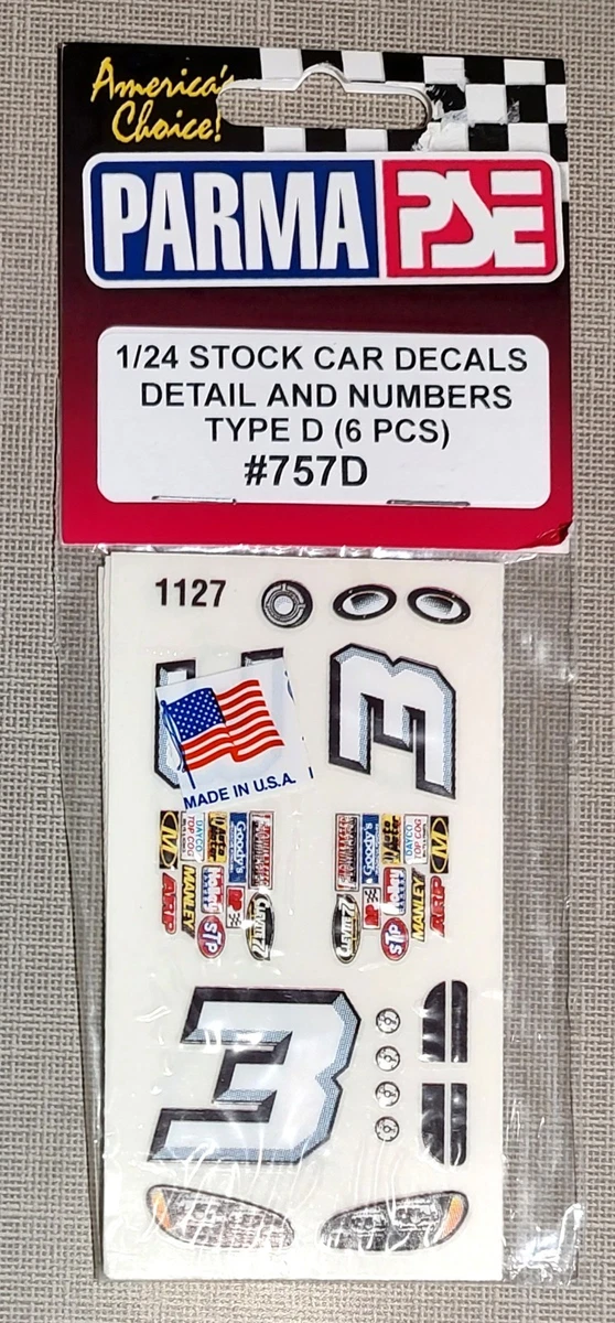 Adesivi Decalcomanie Numeri Gara 1-24 Per Slot Car Scalextric E Carrera 1/32 - X72