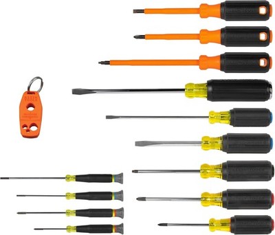 Klein Tools 85814 14 Piece Screwdriver Set Precision