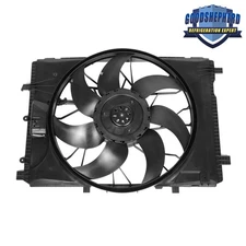 Radiator Cooling Fan Assembly For 2008-2014 Mercedes-Benz C300 4Matic 3.0L 3.5L