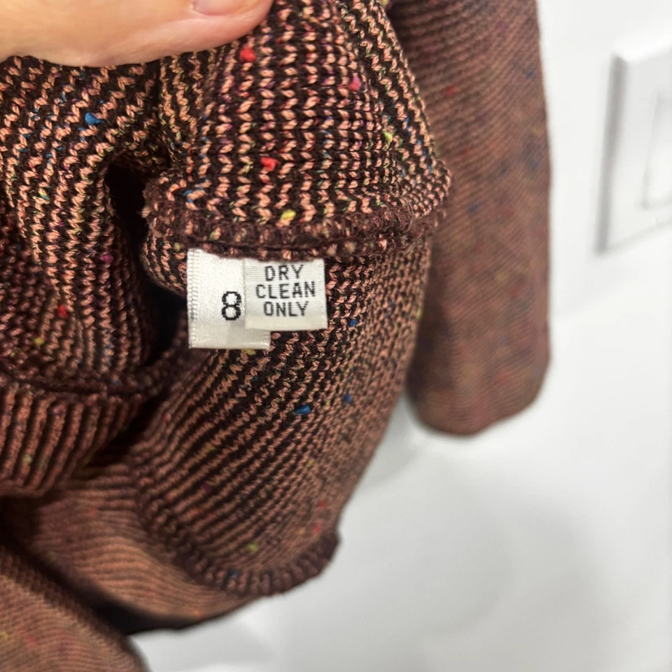 Blazer Joyce Knit by Joyce Shin de colección - Talla 8 (S-M) - Chaqueta tejida de lujo - Foto 4 de 4