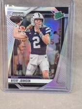 Avery Johnson 2025 Prizm Draft Picks Rainbow Rated Prospect Kansas State QB