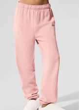 Alo Accolade Sweatpants in Ballet Pink/Pink Quartz Size Small