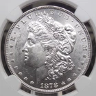1878 "P" 7/8 TF Morgan SILVER Dollar **WEAK** $1 NGC MS63 #004 Unc BU ECC&C, Inc