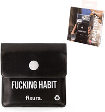 – Posacenere Tascabile Pieghevole “F*Cking Habit”. Perfetto per Auto, Viaggi O A