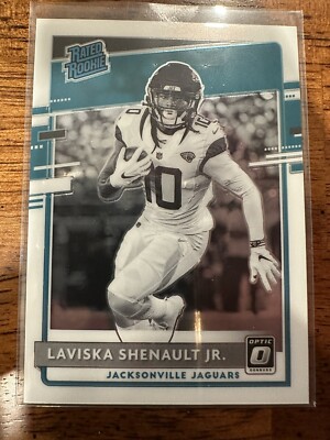 2020 Donruss Optic Laviska Shenault Jr Negative Black White Rated